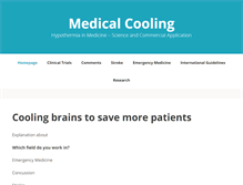 Tablet Screenshot of medicalcooling.com